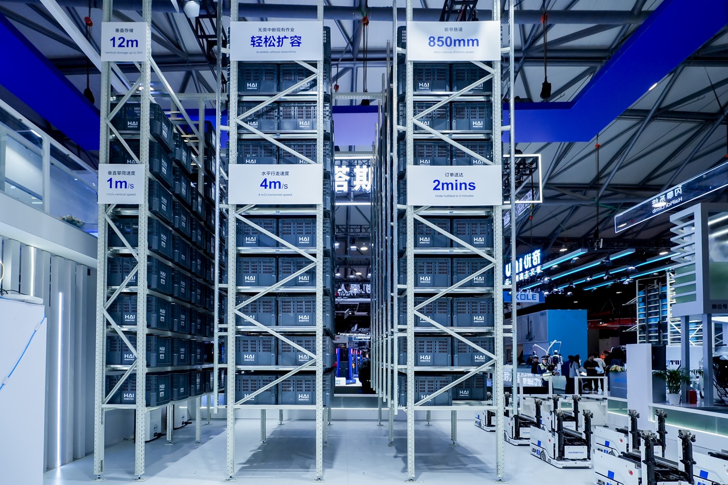 2025 CeMAT Asia に展示されていた、Hai RoboticsのHaiPick Climb