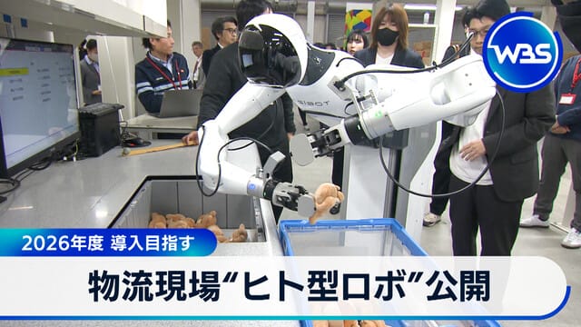 テレビ東京のWBS(ワールドビジネスサテライト)でINSOL-HIGHと山善がヒューマノイドを導入した取り組みが紹介された